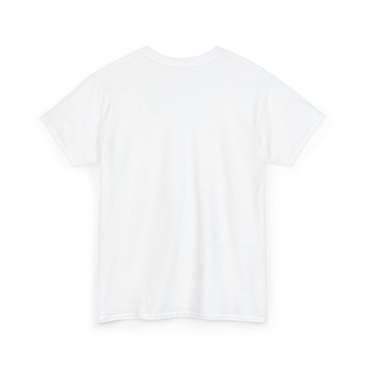 White back t-shirt on a white background