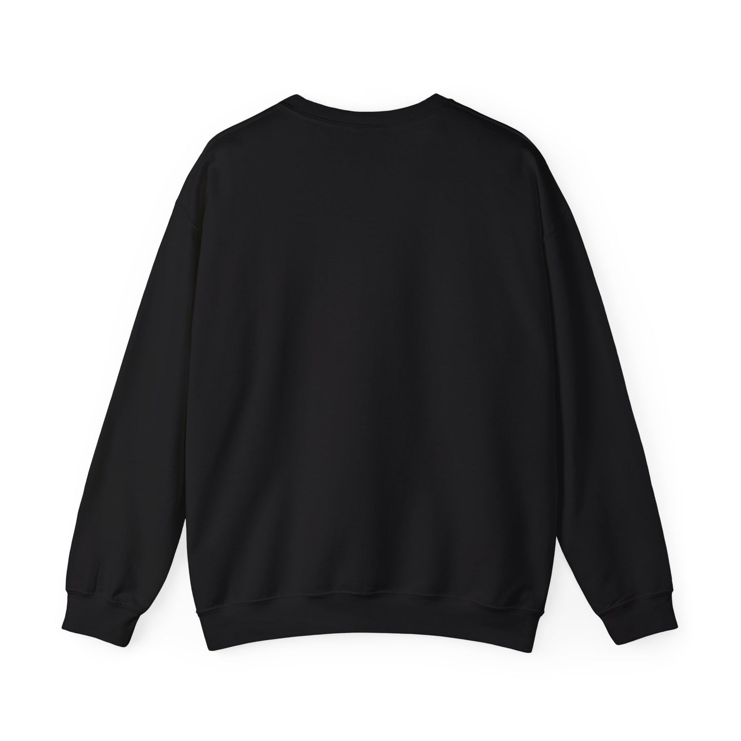 Black back sweatshirt on a white background